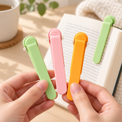 Auto-Follow Soft Silicone Bookmark