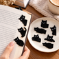 Black Cat Magnetic Bookmark for Book Lovers