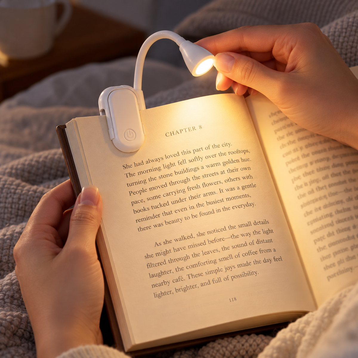 Rechargeable Mini Clip-On LED Reading Light