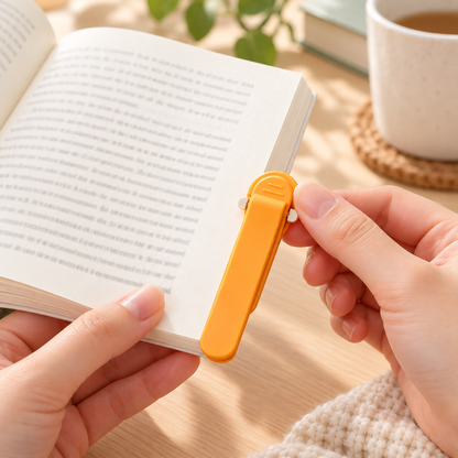 Auto-Follow Soft Silicone Bookmark