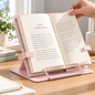 Height-Adjustable Foldable Book Stand for Reading