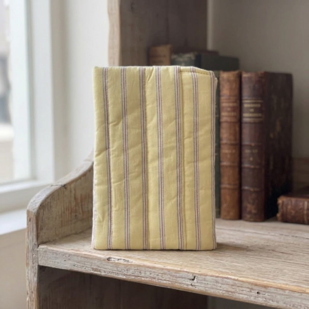 Striped Fabric Book Cover for A5 Books & Journals