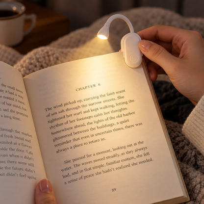Rechargeable Mini Clip-On LED Reading Light