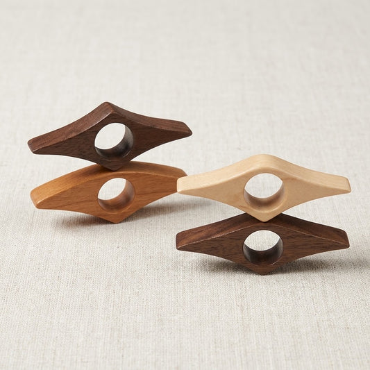 Solid Wood Thumb Page Holder for One-Hand Reading