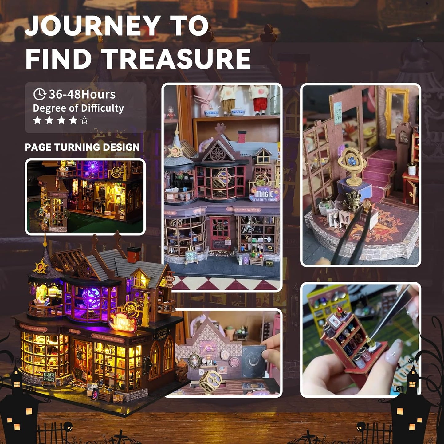 Magic Treasure House DIY Miniature House
